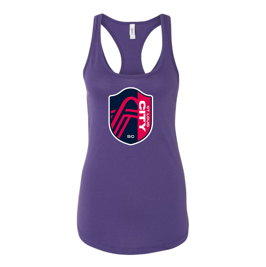 Women' St. Louis City Soccer Racerback Tank Top